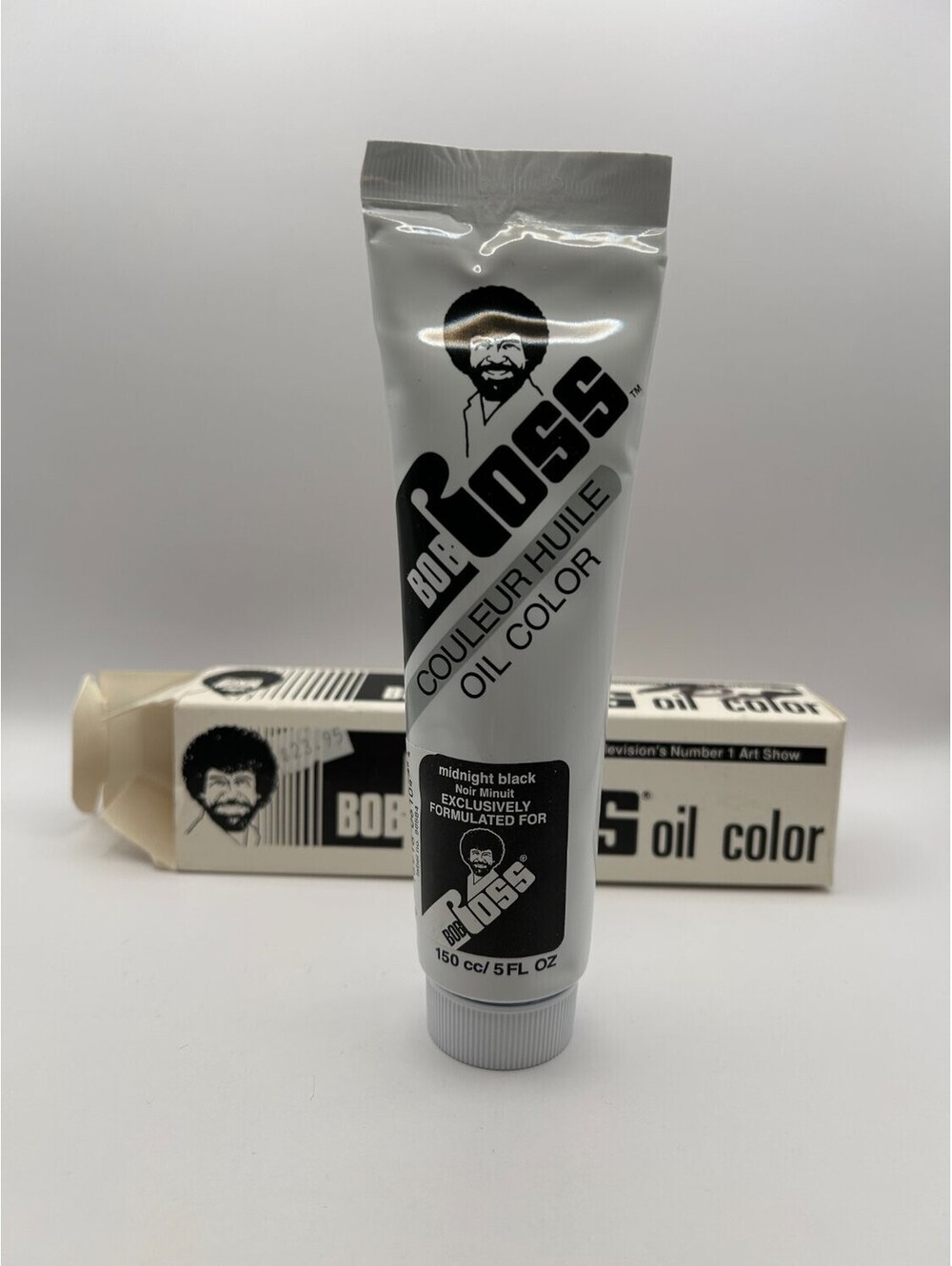 Bob Ross Oil Color Paint Midnight Black 150ml 5oz Tube Weber R6104 w/ Box